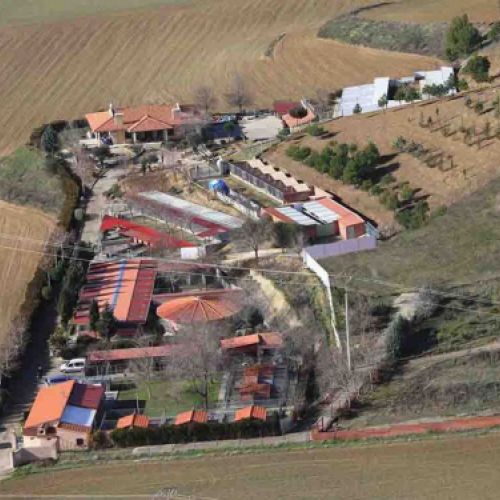 Vista aérea de las instalaciones